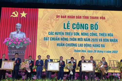 Thanh Hóa: 3 huyện cùng về đích nông thôn mới
