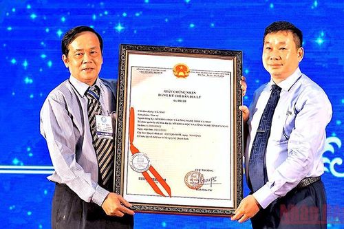 Công nhận chỉ dẫn địa lý với tôm sú Cà Mau