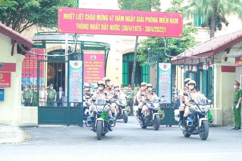 Công an thành phố Hà Nội tổ chức lễ ra quân thực hiện các phương án đảm bảo an ninh, trật tự, bảo vệ Seagame 31