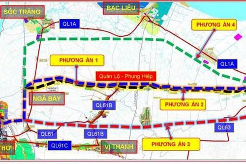 Bàn giao mốc giải phóng mặt bằng cao tốc Cần Thơ - Cà Mau