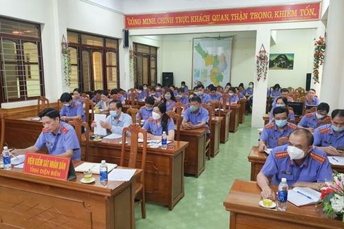 VKSND tỉnh Điện Biên tổ chức Hội nghị chuyên đề 'Thực hiện Quy chế dân chủ ở cơ sở trong công tác tổ chức cán bộ'