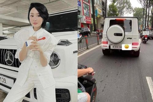 Netizen bắt gặp Hiền Hồ ngồi chễm chệ trên G63 đi dạo phố sau bài đăng xin lỗi bê bối đời tư