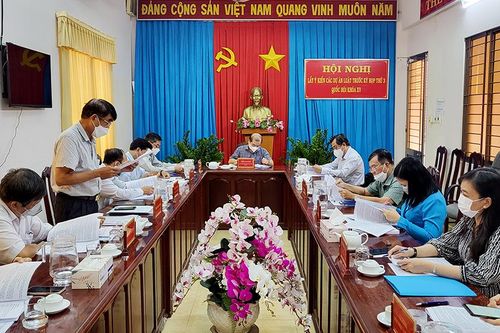 Đoàn Đại biểu Quốc hội tỉnh An Giang đóng góp dự thảo Luật Thi đua, khen thưởng (sửa đổi)
