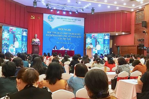 Hội nghị tập huấn, quán triệt Nghị quyết Đại hội Phụ nữ toàn quốc