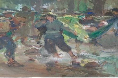 Ký họa kháng chiến miền Nam: Hồi ức 'thời hoa lửa'