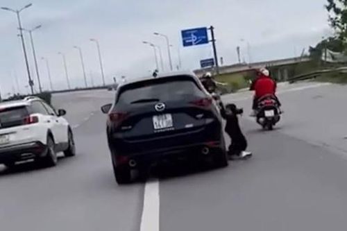 Chồng người phụ nữ đu bám cửa ôtô thừa nhận mâu thuẫn với vợ