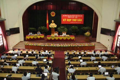 Kỳ họp thứ 6, HĐND tỉnh Hà Tĩnh Khóa XVIII thông qua 10 nghị quyết