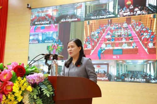 Phó Chủ nhiệm Ủy ban Xã hội Đỗ Thị Lan tiếp xúc cử tri thành phố Hạ Long, Quảng Ninh