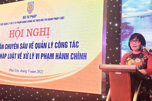 Tập huấn chuyên sâu về quản lý công tác thi hành pháp luật về xử lý vi phạm hành chính