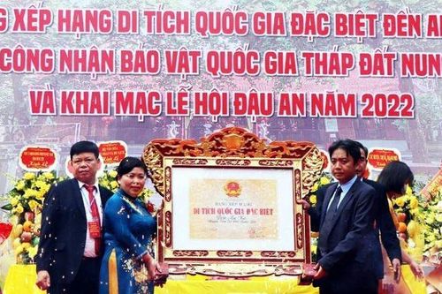 Tiên Lữ (Hưng Yên): Đón Bằng xếp hạng Di tích quốc gia đặc biệt đền An Xá