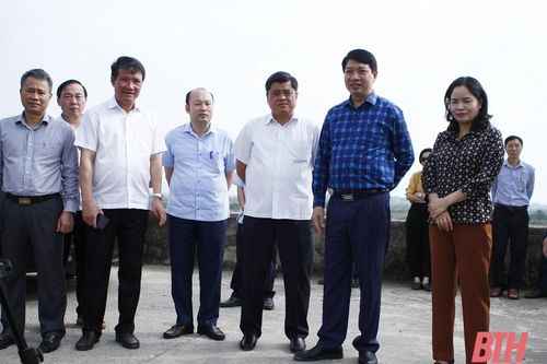 Đoàn công tác Bộ Nông nghiệp và Phát triển nông thôn kiểm tra kết quả xây dựng nông thôn mới trên địa bàn thị xã Nghi Sơn