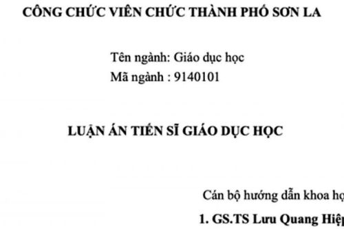 Bộ Giáo dục lên tiếng về hiện tượng luận án 'tiến sĩ cầu lông'