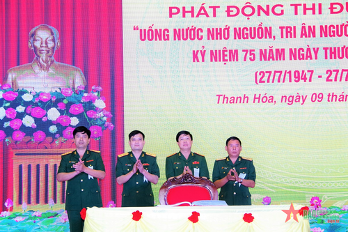 Thanh Hóa phát động thi đua cao điểm kỷ niệm 75 năm Ngày Thương binh-Liệt sĩ