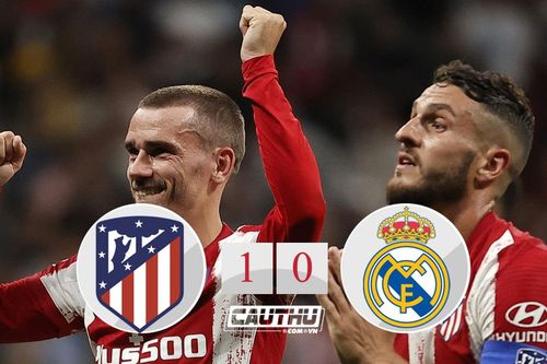 Tân Vương Real thất bại trước cựu Vương Atletico