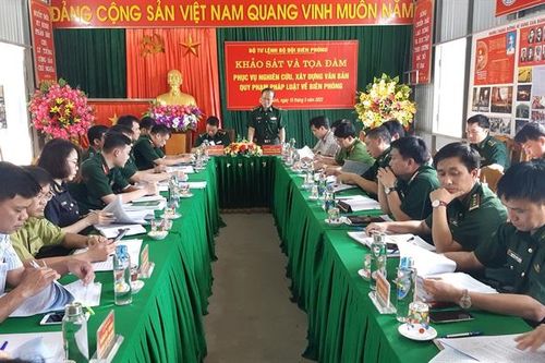 Củng cố hành lang pháp lý, xây dựng văn bản quy phạm pháp luật về Biên phòng