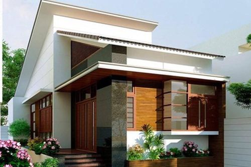 Nhà cấp 4 mái lệch, ở đủ tiện nghi và thoáng mát quanh năm