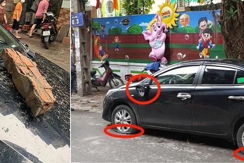 Cố tình phá hoại ô tô đỗ ven đường có thể 'bóc lịch' như chơi
