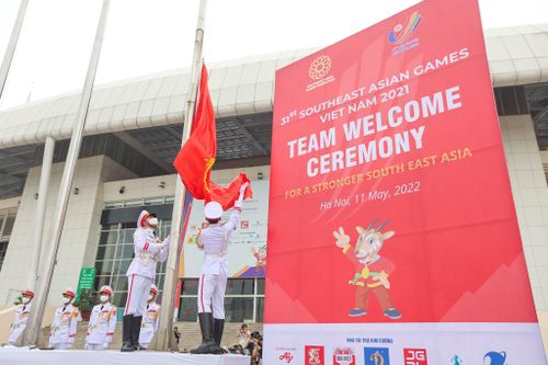 Hình ảnh Lễ thượng cờ Đại hội thể thao Đông Nam Á lần thứ 31