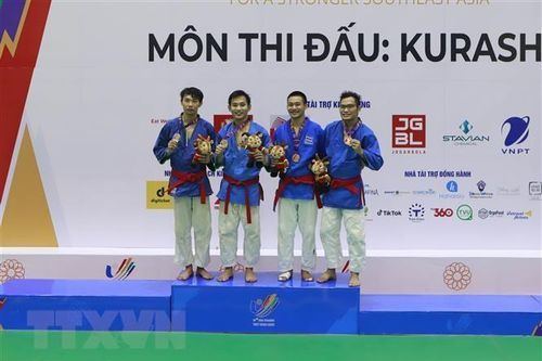 SEA Games 31: Kurash Việt Nam tiếp tục giành hai Huy chương Vàng