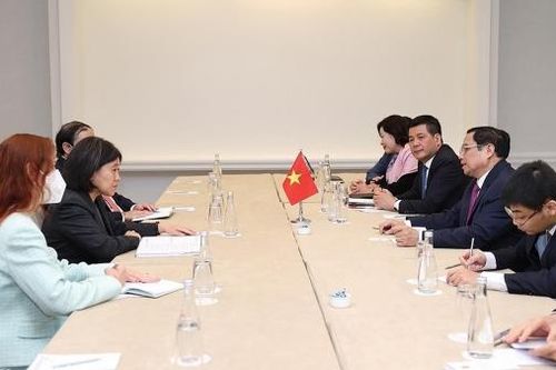 Thủ tướng Phạm Minh Chính tiếp Đại diện Thương mại Hoa Kỳ Katherine Tai