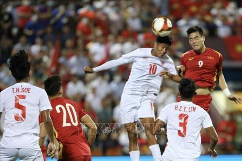 Kết thúc hiệp 1, U23 Việt Nam chưa thể chọc thủng lưới U23 Myanmar