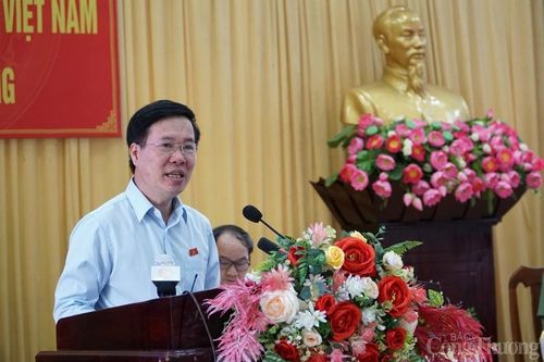 Thường trực Ban Bí thư Võ Văn Thưởng tiếp xúc cử tri TP. Đà Nẵng