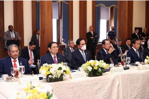Thủ tướng Phạm Minh Chính đề nghị Mỹ và ASEAN hợp tác đảm bảo an ninh Biển Đông