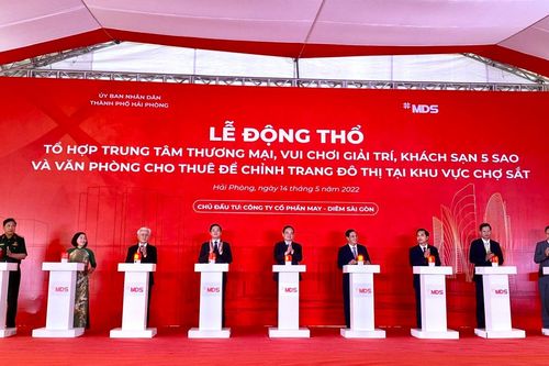 Hải Phòng: Động thổ dự án tổ hợp trung tâm thương mại hơn 6.000 tỷ đồng thay thế chợ Sắt