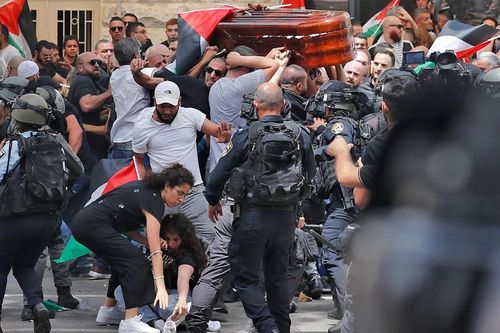 Mỹ quan ngại việc cảnh sát Israel tấn công lễ tang nhà báo Palestine