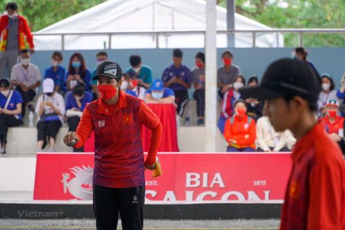 Hình ảnh ngày thi đấu thứ hai của bộ môn bi sắt tại SEA Games 31