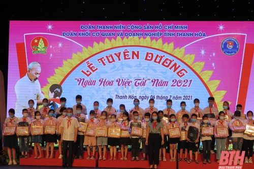 Nhân kỷ niệm Ngày thành lập Đội TNTP Hồ Chí Minh (15-5): Thiếu niên, nhi đồng Thanh Hóa thi đua làm theo lời Bác