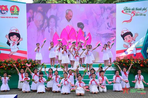 Thành phố Hồ Chí Minh tuyên dương 63 Liên đội trưởng tiêu biểu năm 2022