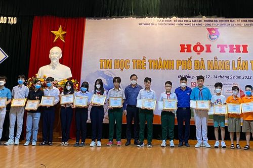 97 thí sinh đạt giải Nhất tại Hội thi Tin học trẻ TP Đà Nẵng