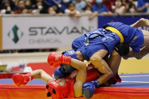 Wushu Việt Nam 'bội thu' HCV SEA Games 31 ở nội dung tán thủ