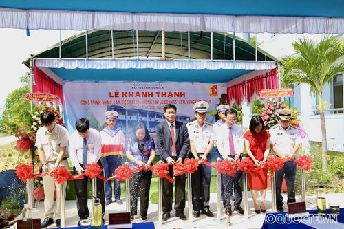 Khánh thành nhà ở và làm việc Đại đội Thông tin, Lữ đoàn 957, Vùng 4 Hải quân