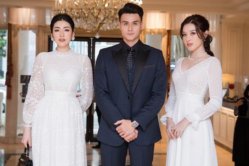 Huyền My mặc váy xẻ vòng 1 sexy, Tú Anh kín đáo khi khoe sắc bên siêu mẫu Vĩnh Thụy