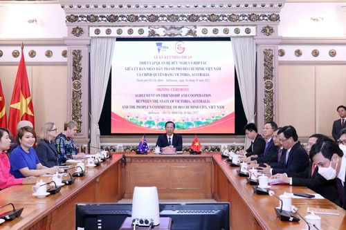 Thành phố Hồ Chí Minh tăng cường hợp tác với bang Victoria