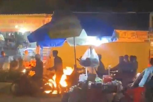 Điều tra vụ nhóm thanh niên đập phá xe, ném bom xăng phóng hỏa ở TP Thủ Đức