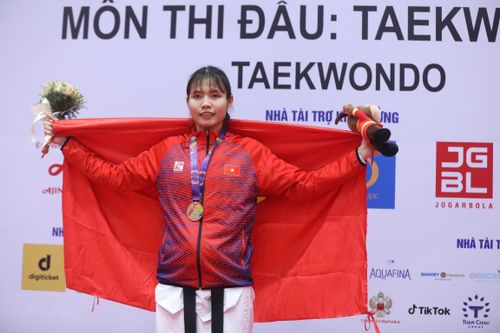 SEA Games 31: Taekwondo nữ Việt Nam xuất sắc giành 2 Huy chương Vàng