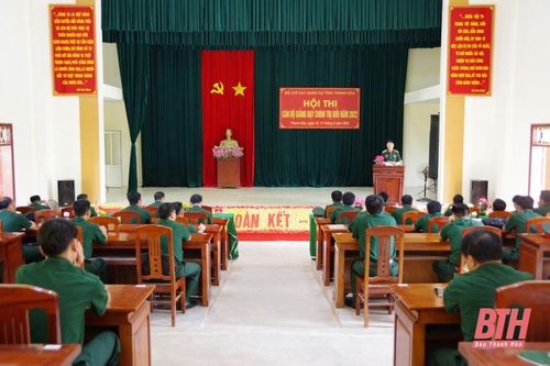 Bộ CHQS Thanh Hóa tổ chức hội thi giảng dạy Chính trị năm 2022