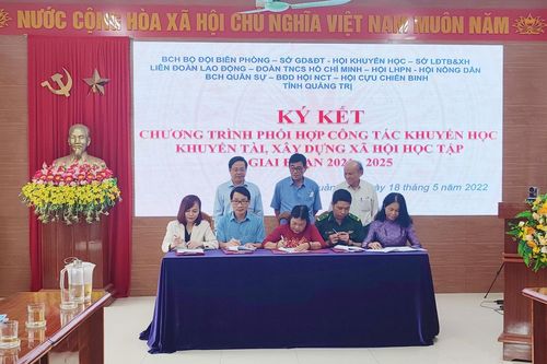 Quảng Trị đẩy mạnh công tác khuyến học, khuyến tài, xây dựng xã hội học tập