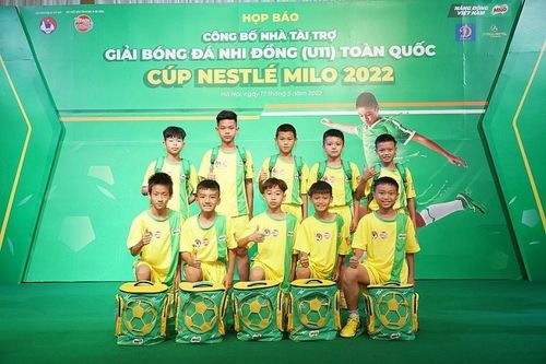 46 đội bóng tranh tài tại Giải Bóng đá nhi đồng U11 toàn quốc 2022