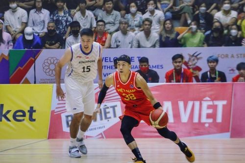 SEA Games 31: Bóng rổ 5x5 nam Việt Nam có chiến thắng nghẹt thở ở lượt đấu thứ 2