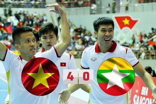 Ghi liền 3 bàn trong 1 phút, ĐT futsal Việt Nam hủy diệt Myanmar