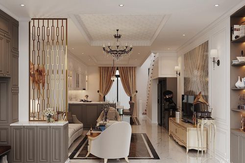 Nhà phố ở Long An thiết kế tân cổ điển, đẹp sắc sảo mà không rườm rà