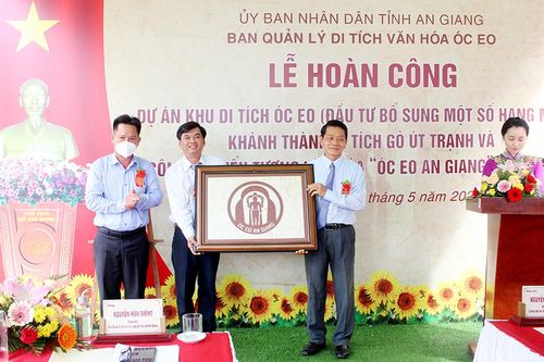 Hoàn công dự án Khu di tích Óc Eo (đầu tư bổ sung một số hạng mục), khánh thành di tích Gò Út Trạnh và công bố biểu tượng văn hóa 'Óc Eo An Giang' năm 2022