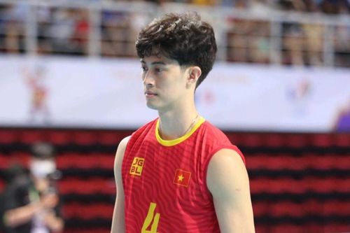 Các nam VĐV cao từ 1,90 m của bóng chuyền Việt Nam tại SEA Games 31