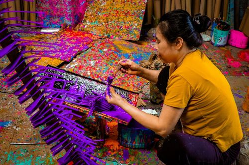 'Sống lại' làng nghề chuồn chuồn tre Thạch Xá