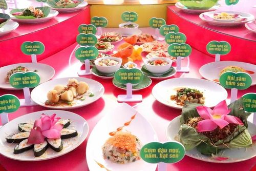 200 món ăn chế biến từ sen của Đồng Tháp được xác lập kỷ lục thế giới