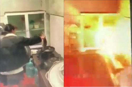 Chiên cá vào ngày ra mắt, cô gái 'đốt cháy' luôn căn bếp của mẹ chồng tương lai